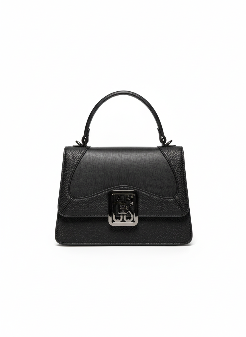 petit sac porté main ted lapidus delia noir