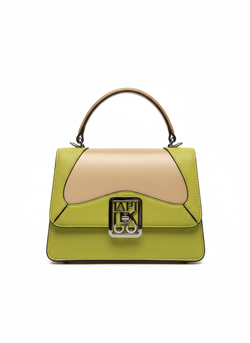 petit sac porté main ted lapidus delia vert