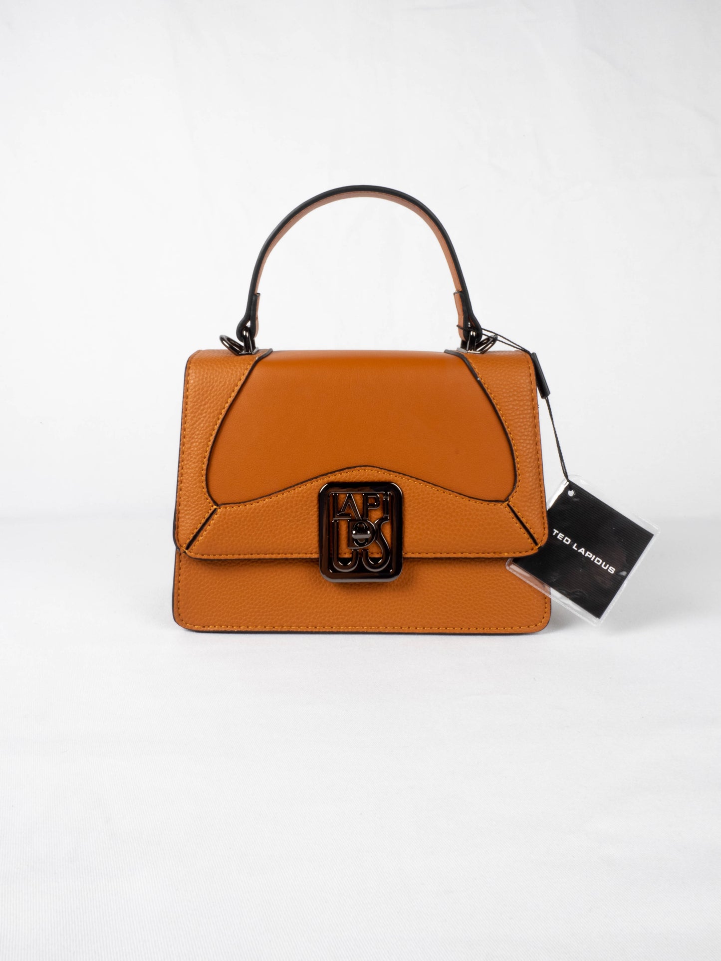 petit sac porté main ted lapidus delia marron