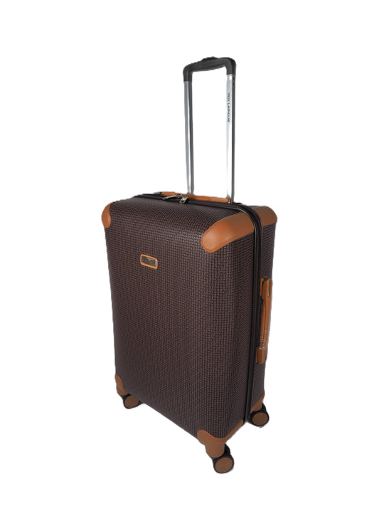 Valise moyenne 4 roues marron ted lapidus fidelio 23 25 kg