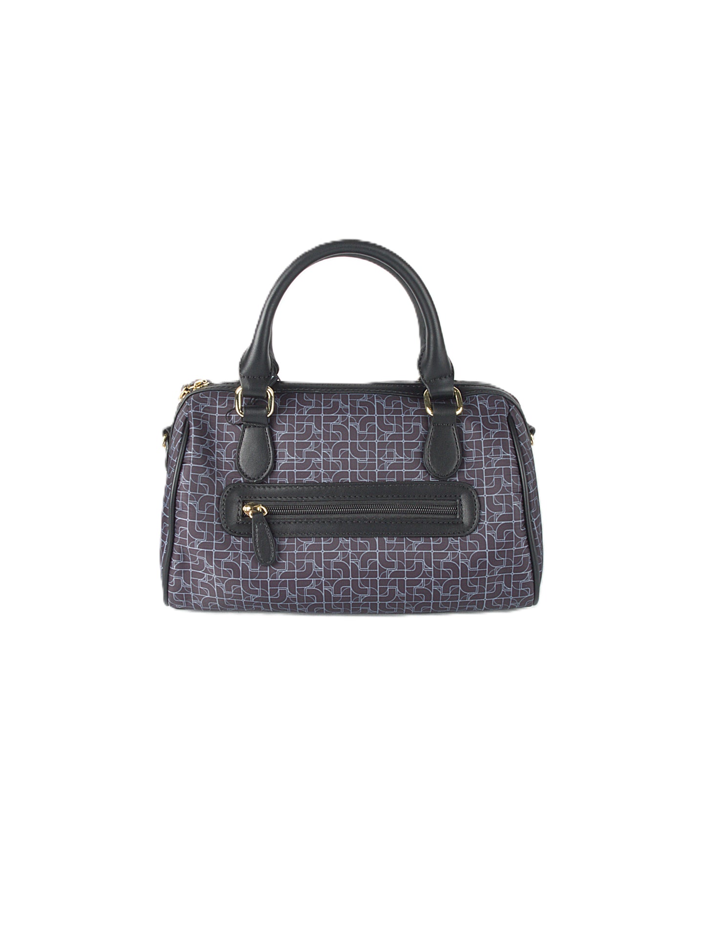 Sac bowling Ted Lapidus Leeloo noir en Nylon et PVC, anse courte vue arrière